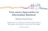 Time-aware Approaches to Information Retrieval