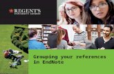 Grouping your references in EndNote