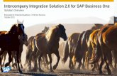 Intercompany Integration Solution 2.0 for SAP Business One.