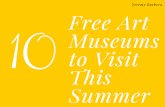 10 Free Art Museums to Visit This Summer
