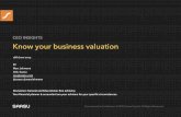 Know your business valuation