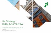UX STRAT Europe, Tim Loo: UX Strategy Today and Tomorrow