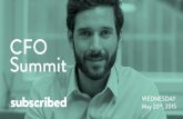 Subscribed 2015: The CFO Summit
