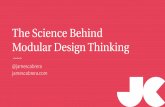 The Science Behind Modular Design Thinking (James Cabrera)