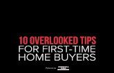 10 Overlooked Tips for First-Time Home Buyers — via Mark Luciani