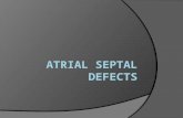 Atrial septal defects