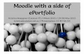 Moodle with a side of ePortfolio