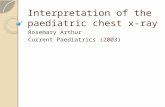 Interpretation of the paediatric chest x ray 1