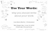 Use Your Words—Web Design Day 2015