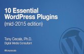 10 Essential WordPress Plugins (mid-2015 edition)