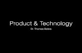 Product and Technology, CTO Circle Berlin April 2015