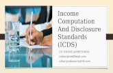 Presentation on Income Computation And Disclosure Standards