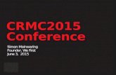 CRMC 2015 speech