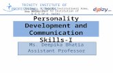 Personality Development and Communication Skills-I