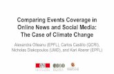 Comparing Events Coverage in Online News and Social Media: The Case of Climate Change
