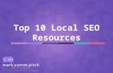 Top 10 local seo resources on strategies, tips and tools for business