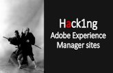Hacking Adobe Experience Manager sites