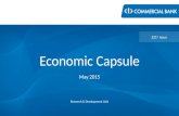 Economic Capsule - May 2015