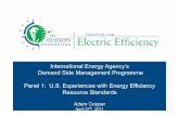 U.S. Experiences with Energy Efficiency Resource Standards – A View from the U.S. Electric Utility Industry