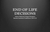 End of life decisions - Elderly care conference 2015, Adam Fullwood