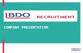 Bdo recruitment information
