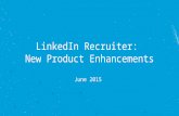 LinkedIn Recruiter: New Product Enhancements [Webcast]