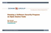 Running a Software Security Program with Open Source Tools (Course)