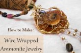 How to Make Wire Wrapped Ammonite Jewelry DIY Jewelry Making Tutorial
