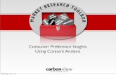 Consumer Preference Research with Conjoint Analysis