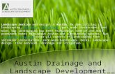 Austin drainage and landscape development