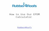 How to Use Our EPDM Calculator