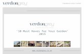 Verdon Grey - 10 Must Haves for Your Garden