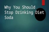 Why you should stop drinking diet soda- One Pound Less Weight Loss Tips