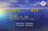 NARFE 455 Meeting Nov 20 08