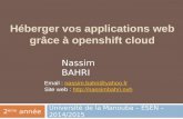 Héberger vos applications web grâce à openshift cloud