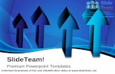 Blue arrow chart symbol power point templates themes and backgrounds ppt designs