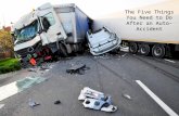 The five things you need to do after an auto accident