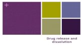 Drug release and dissolution
