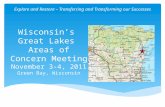 Wisconsin’s Great Lakes AOC meeting Nov 3-4 2011 in Green Bay