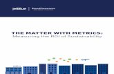 JetBlue whitepaper: The Matter with Metrics - Measuring the ROI of Sustainability