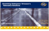 Examining Gatespace / Ericssonʼs Telematics Solutions - C Larsson
