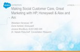 Making Social Customer Care, Great Marketing with HP, Honeywell, & ALEX AND ANI