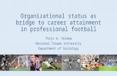 Organizational status as bridge to career attainment in professional football