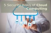  5 security risks of cloud computing