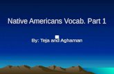 Agharnan and Teja vocabulary