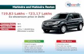 Mahindra and Mahindra Rexton Prices, Mileage, Reviews and Images at Ecardlr