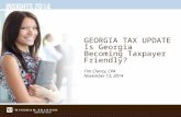 Georgia Tax Update - Tim Clancy