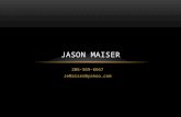 Jason Maiser - Skills