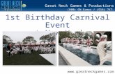1st Birthday Carnival Event at New York