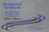 Standard methods for examination of water & wastewater, 20th edition